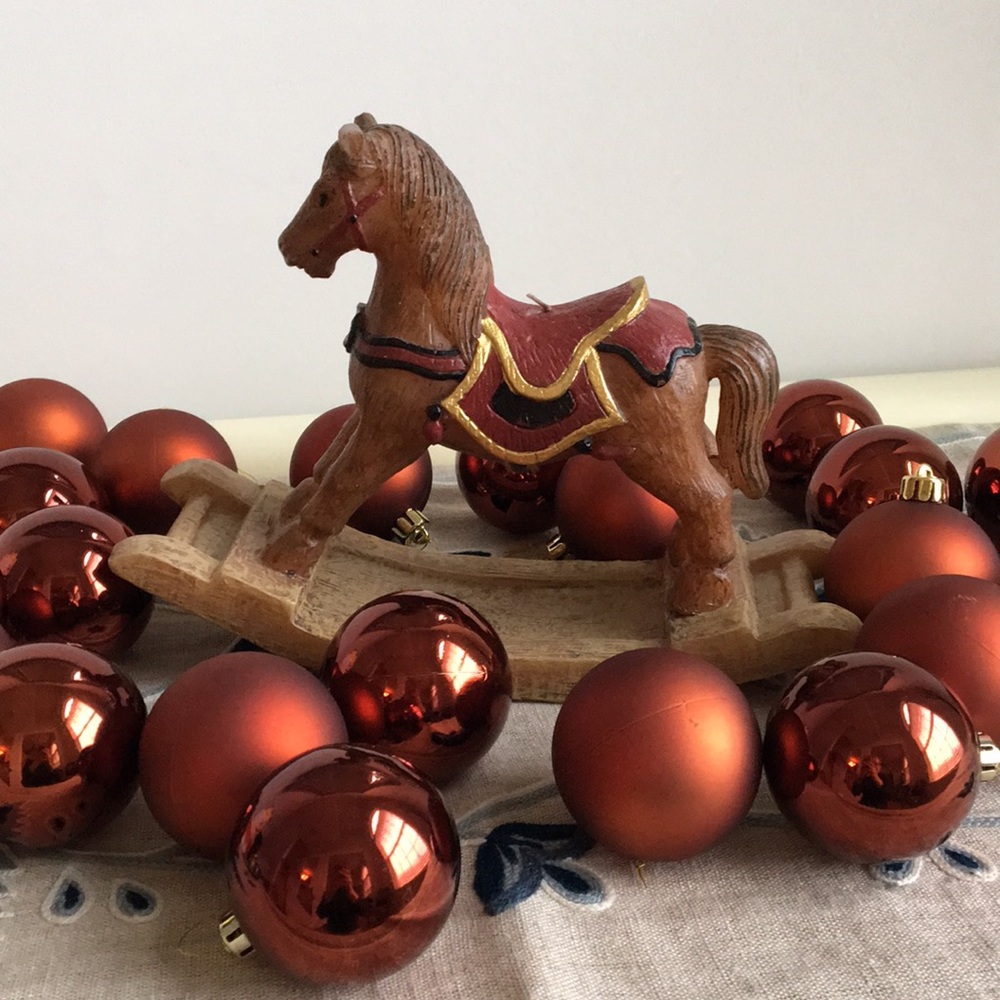 Pottery Barn Large Rocking Horse Candle